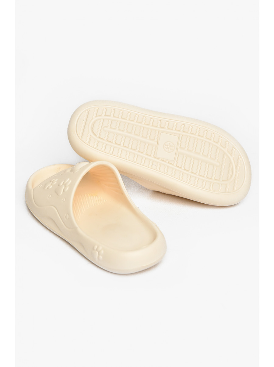 Шлепанцы пена женские молочного цвета 5066-2 212665C