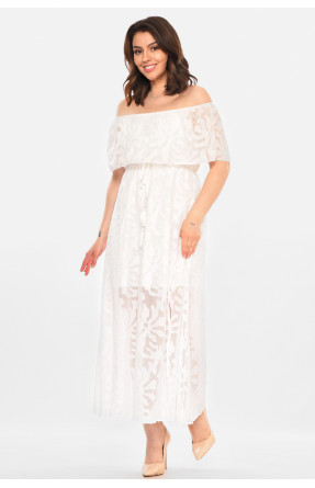 Сарафан женский белого цвета 212669C Сарафан женский белого цвета 212669C