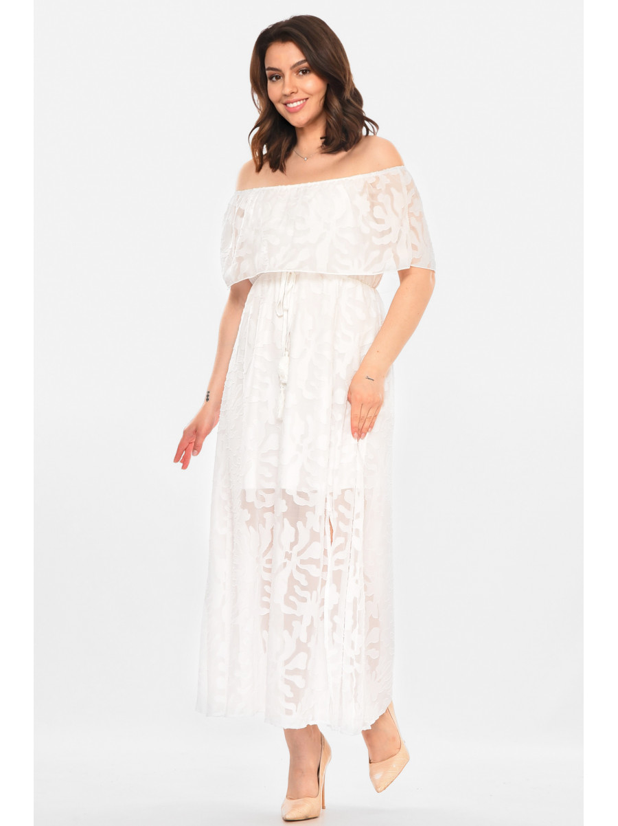 Сарафан женский белого цвета 212669C