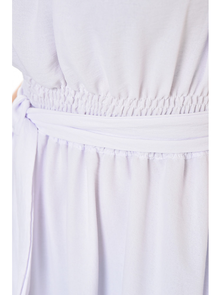 Платье женское однотонное белого цвета 212671C