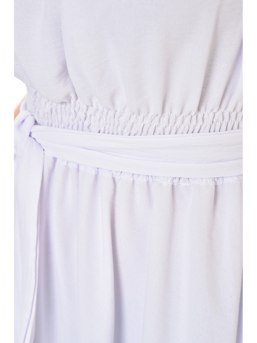 Платье женское однотонное белого цвета 212671C