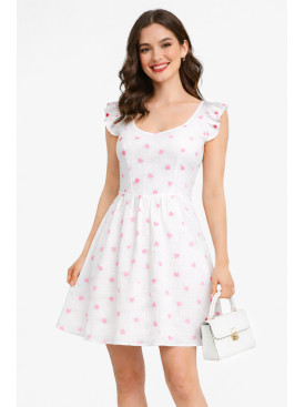 Платье женское белого цвета 212676C