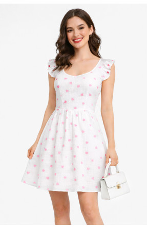 Сукня жіноча білого кольору 212676C Сукня жіноча білого кольору 212676C