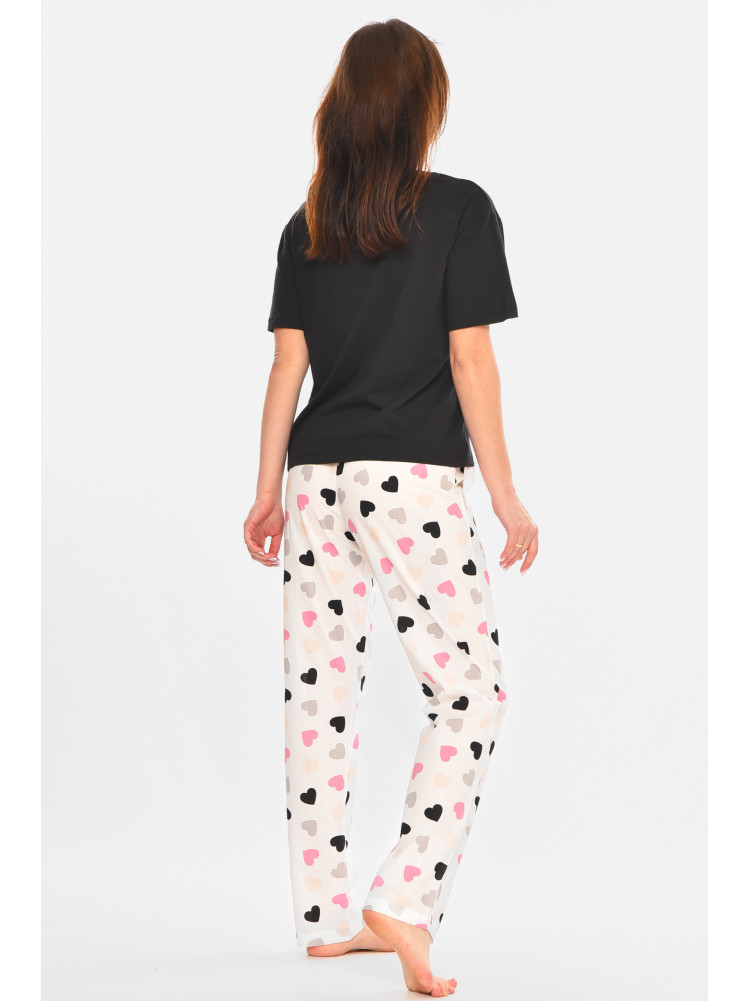 Пижама женская черно-белого цвета 212679C