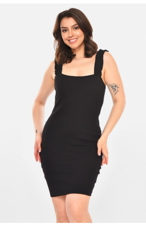 Платье женское трикотаж черного цвета 212684C Платье женское трикотаж черного цвета 212684C