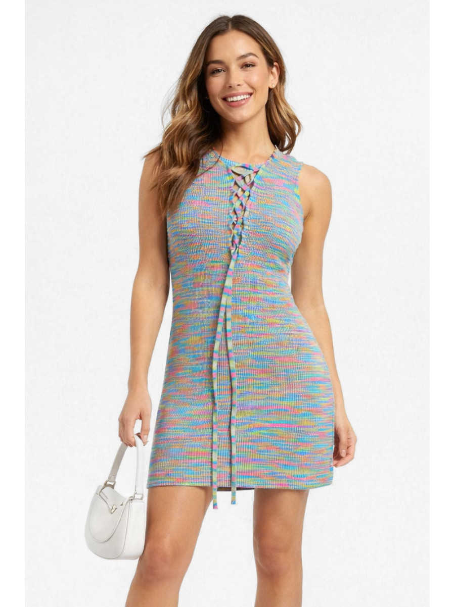 Сукня жіноча трикотаж сірого кольору 212694C