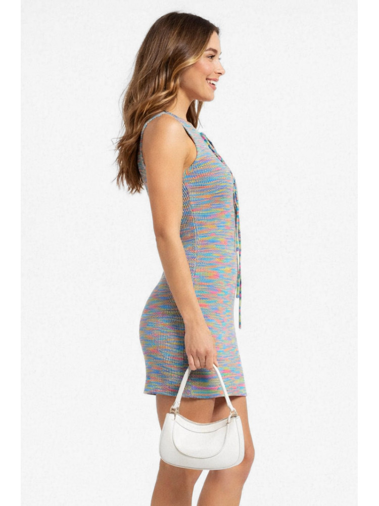 Сукня жіноча трикотаж сірого кольору 212694C