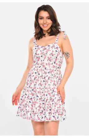 Сарафан женский белого цвета 212704C Сарафан женский белого цвета 212704C