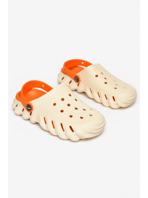 Кроксы женские молочного цвета 5061-2 212710C