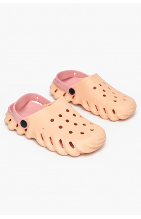 Кроксы женские персикового цвета 5061-2 212722C