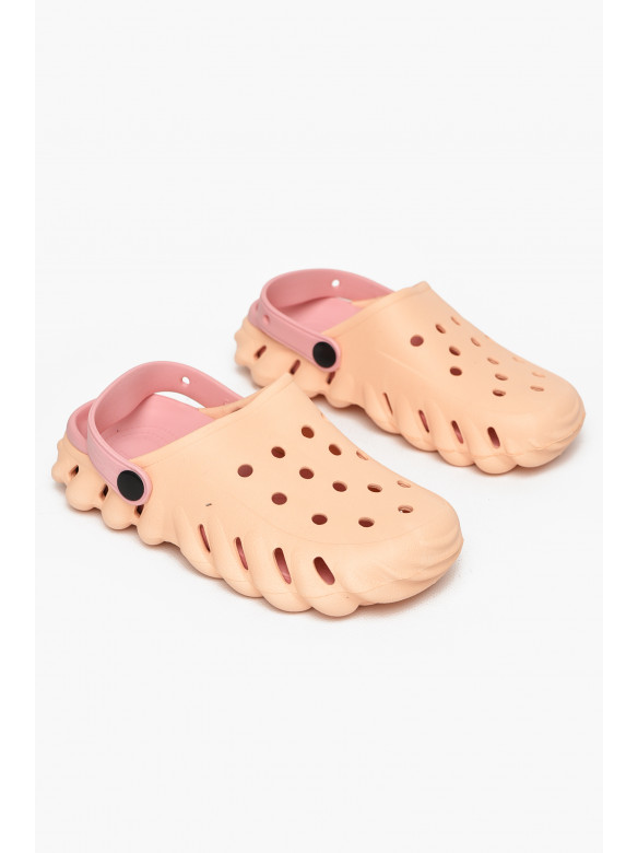 Кроксы женские персикового цвета 5061-2 212722C