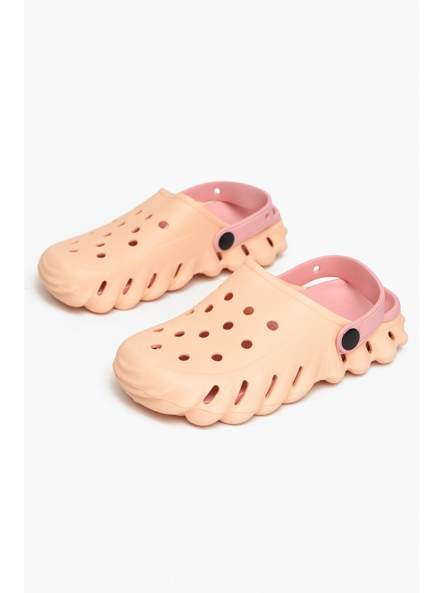 Кроксы женские персикового цвета 5061-2 212722C