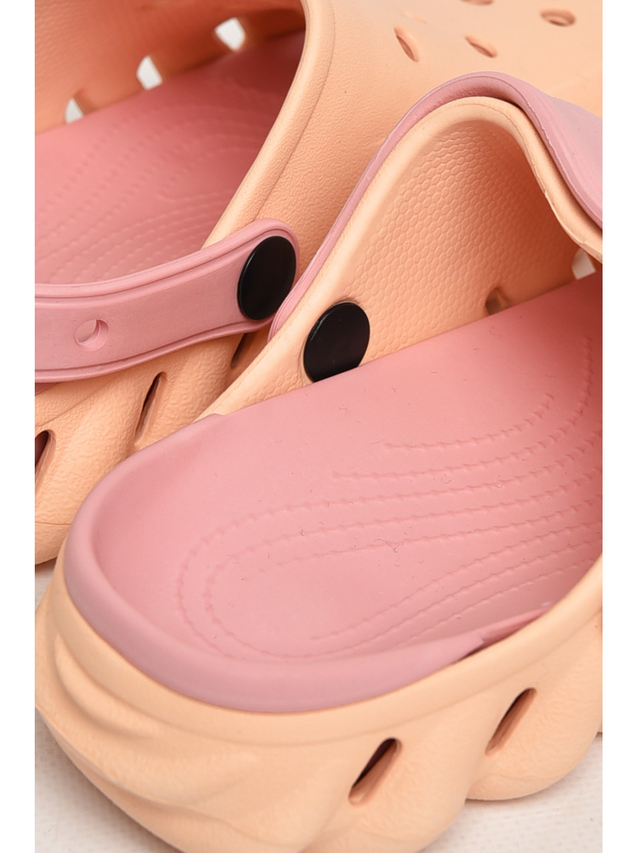 Кроксы женские персикового цвета 5061-2 212722C