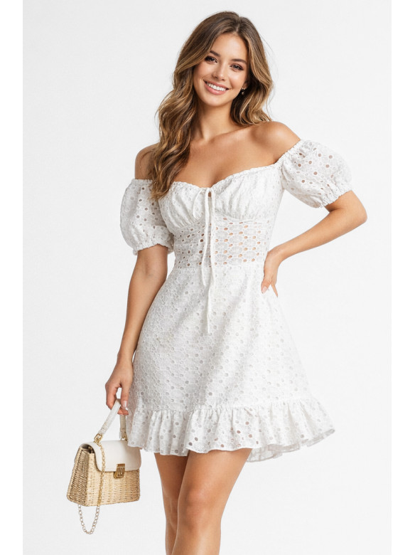 Сукня жіноча білого кольору 212724C