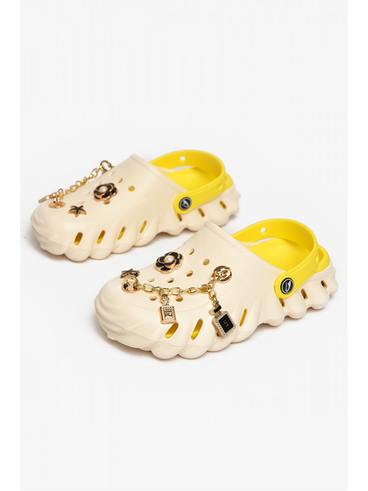 Кроксы детские молочного цвета 5161-3 212725C