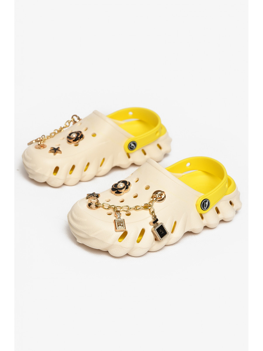 Кроксы детские молочного цвета 5161-3 212725C