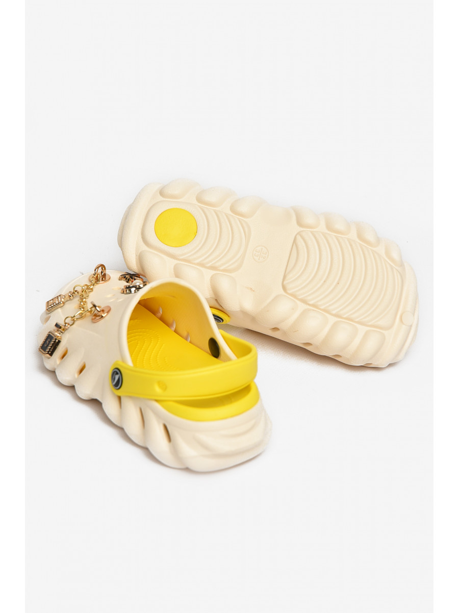 Кроксы детские молочного цвета 5161-3 212725C