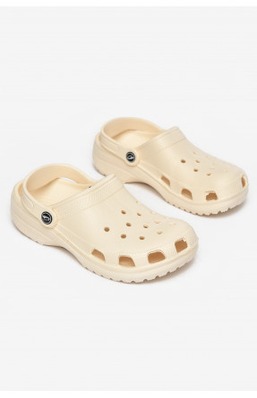 Кроксы детские молочного цвета 3001-3 212732C Кроксы детские молочного цвета 3001-3 212732C