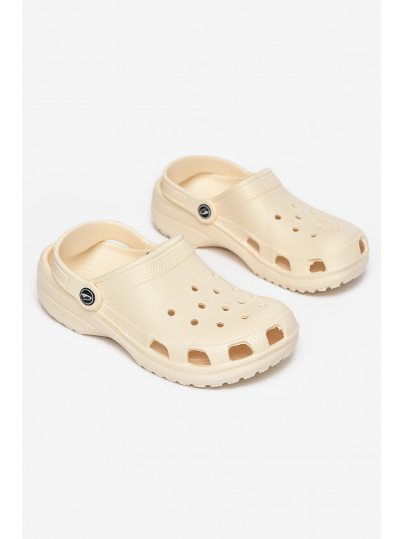 Кроксы детские молочного цвета 3001-3 212732C