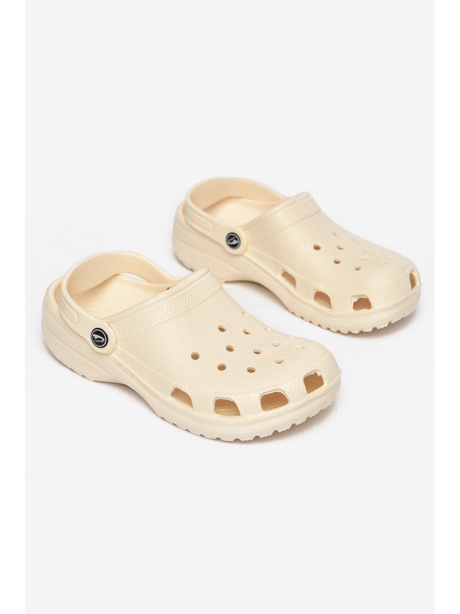 Кроксы детские молочного цвета 3001-3 212732C