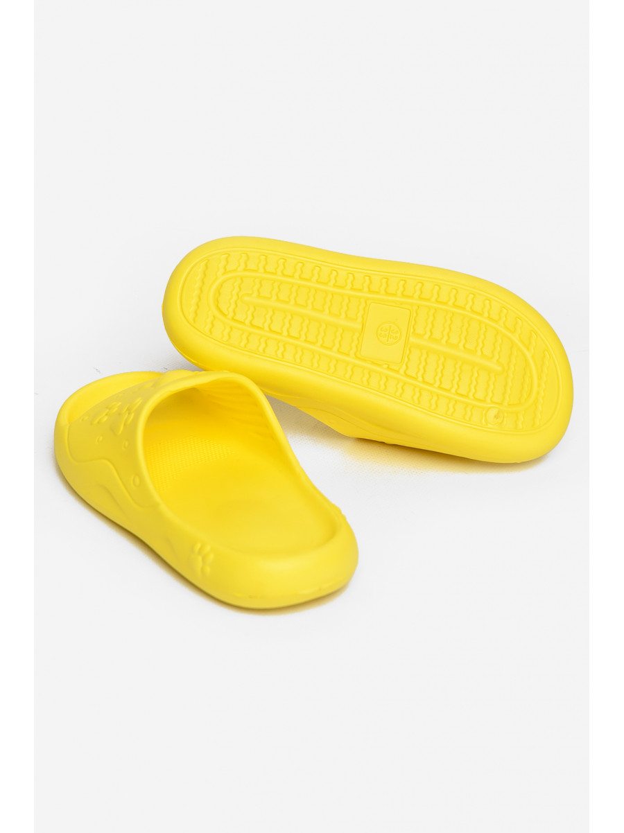 Шлепки детские для девочки пена желтого цвета 5066-3 212741C