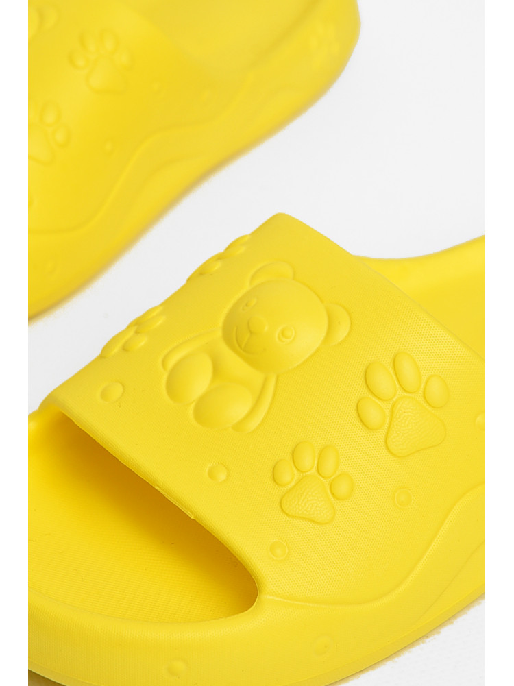 Шлепки детские для девочки пена желтого цвета 5066-3 212741C