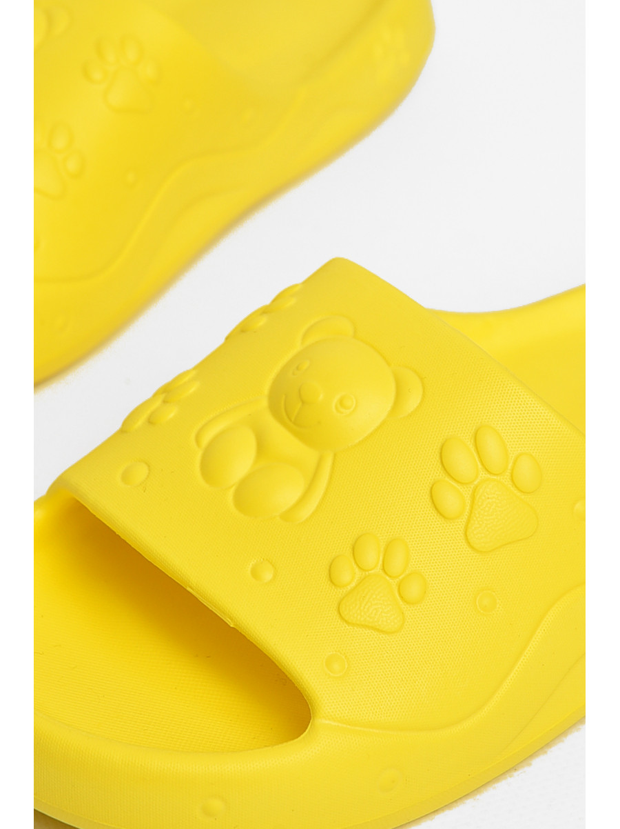 Шлепки детские для девочки пена желтого цвета 5066-3 212741C