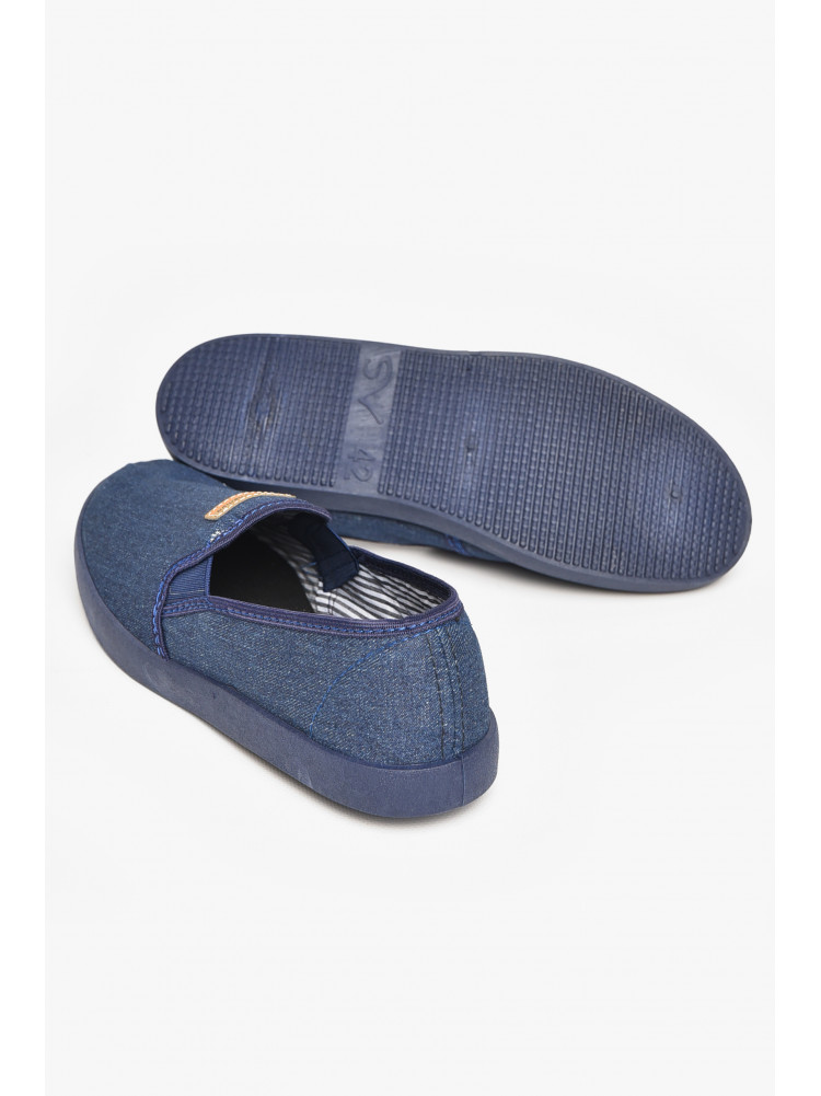 Мокасины мужские темно-синего цвета 300-2 212781C