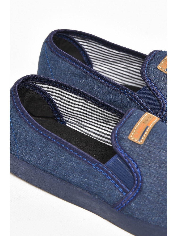 Мокасины мужские темно-синего цвета 300-2 212781C