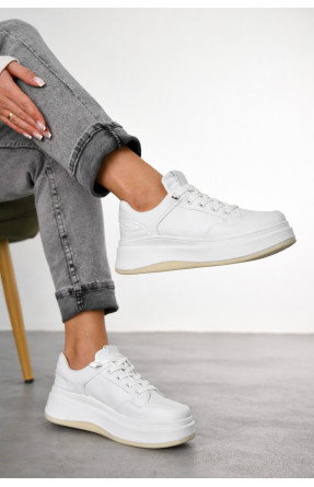 Кроссовки женские белого цвета Уценка в1-2 212783C