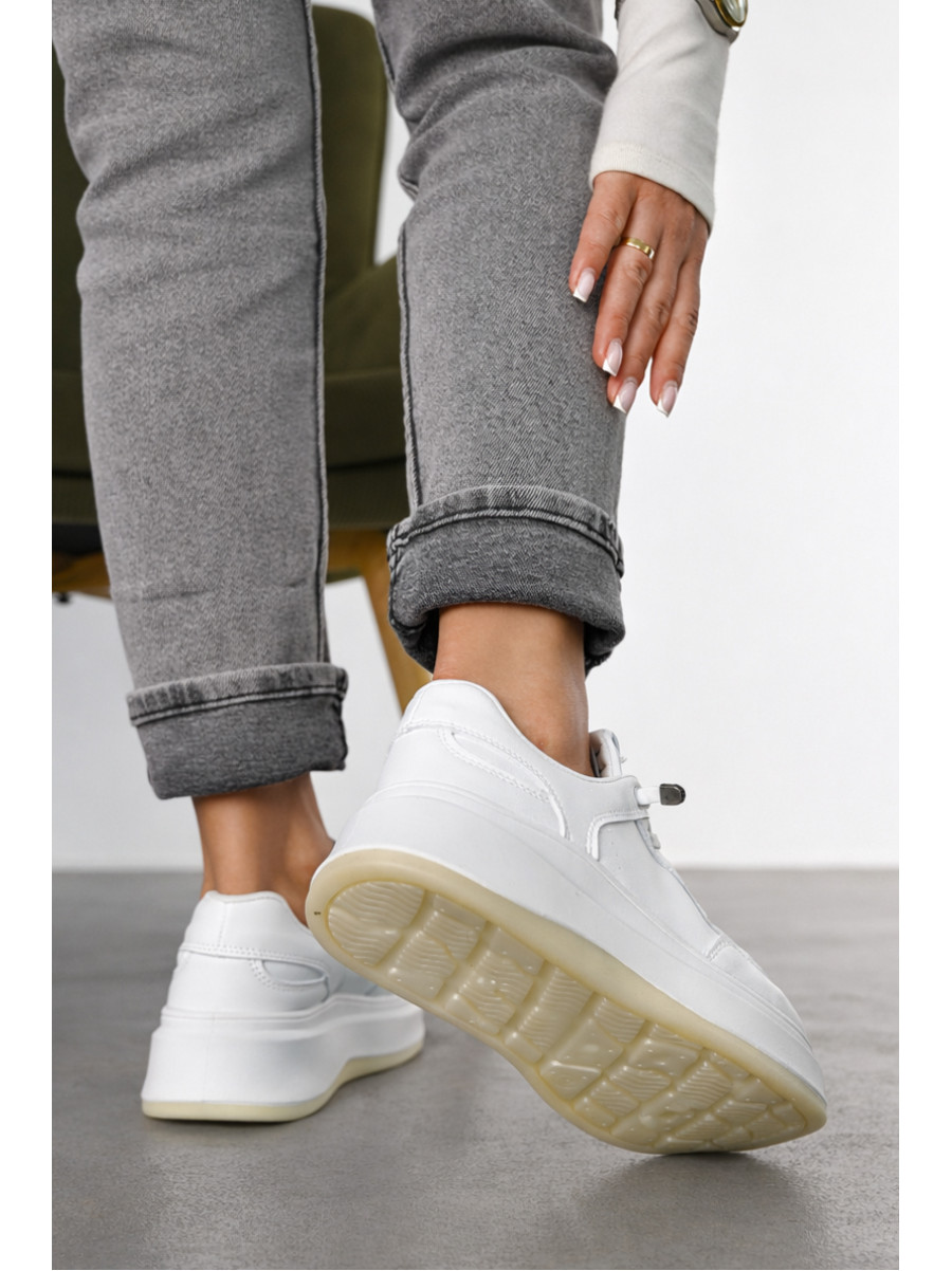 Кроссовки женские белого цвета Уценка в1-2 212783C