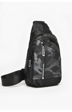 Бананка мужская текстильная черного цвета 212786C