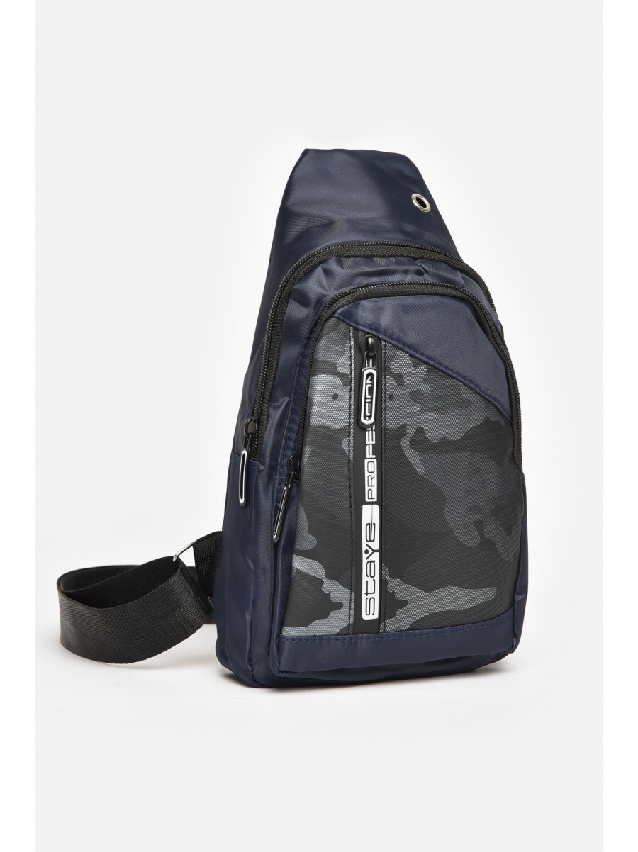 Бананка мужская текстильная тёмно-синего цвета 212789C