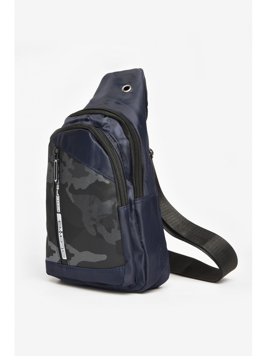 Бананка мужская текстильная тёмно-синего цвета 212789C