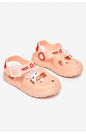Сандали детские пена для девочки персикового цвета 51-247 212793C Сандали детские пена для девочки персикового цвета 51-247 212793C