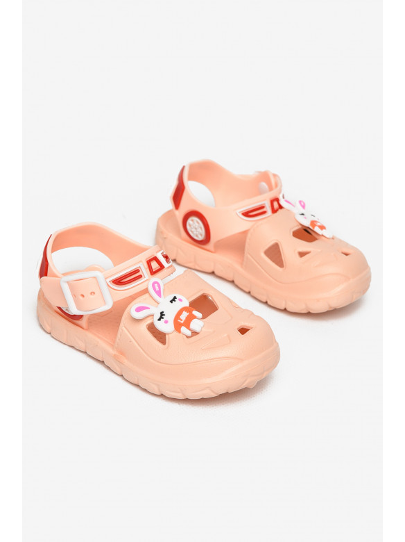 Сандали детские пена для девочки персикового цвета 51-247 212793C