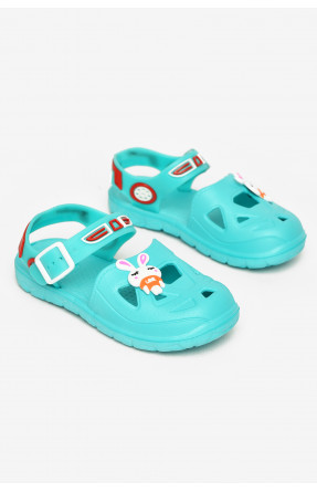 Сандали детские пена для девочки бирюзового цвета 51-252 212794C Сандали детские пена для девочки бирюзового цвета 51-252 212794C