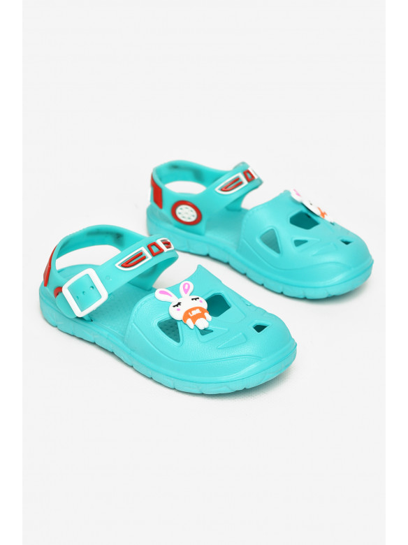 Сандали детские пена для девочки бирюзового цвета 51-252 212794C