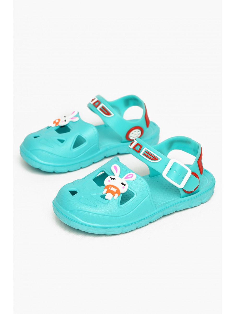 Сандали детские пена для девочки бирюзового цвета 51-252 212794C