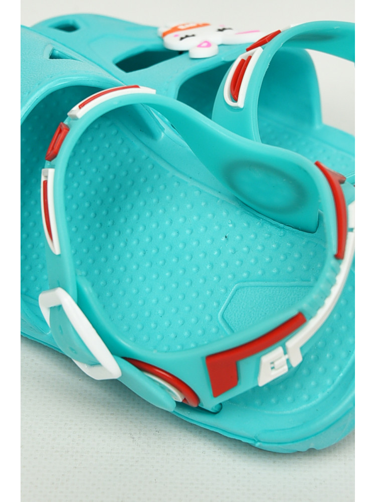Сандали детские пена для девочки бирюзового цвета 51-252 212794C