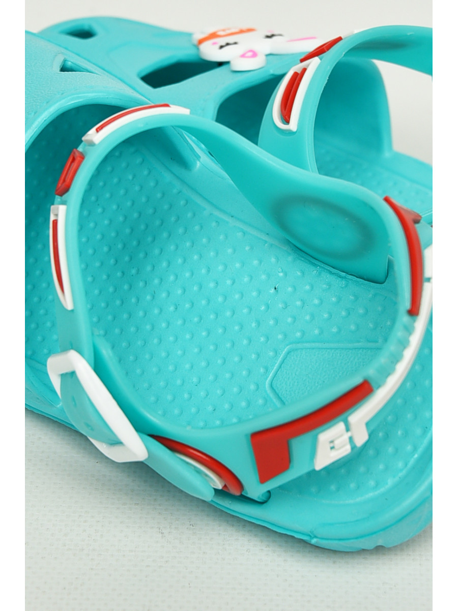 Сандали детские пена для девочки бирюзового цвета 51-252 212794C