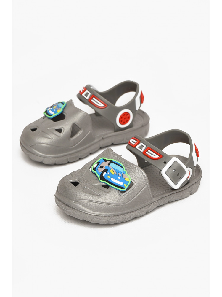 Сандали детские пена для мальчика серого цвета 51-183 212795C