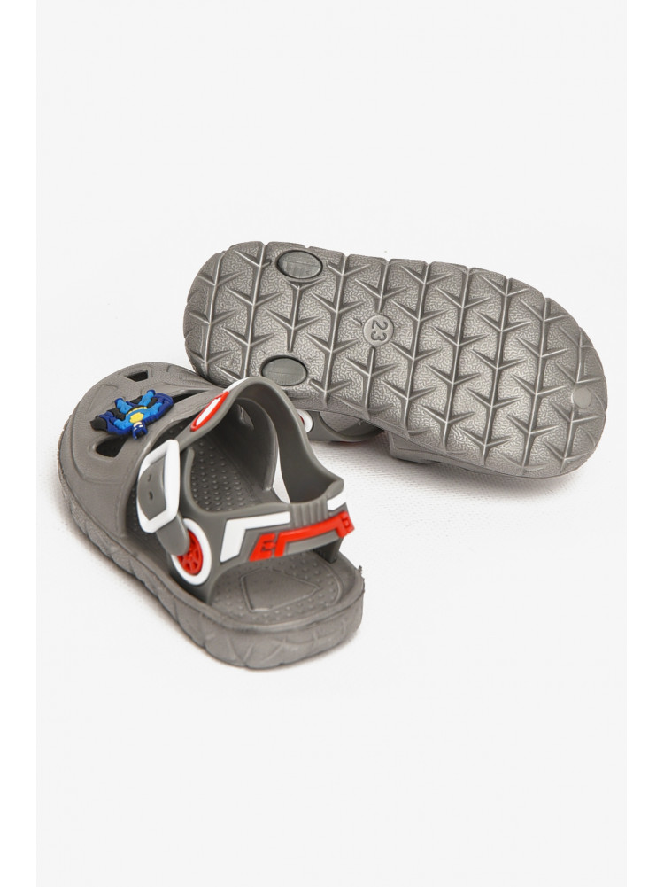 Сандали детские пена для мальчика серого цвета 51-183 212796C