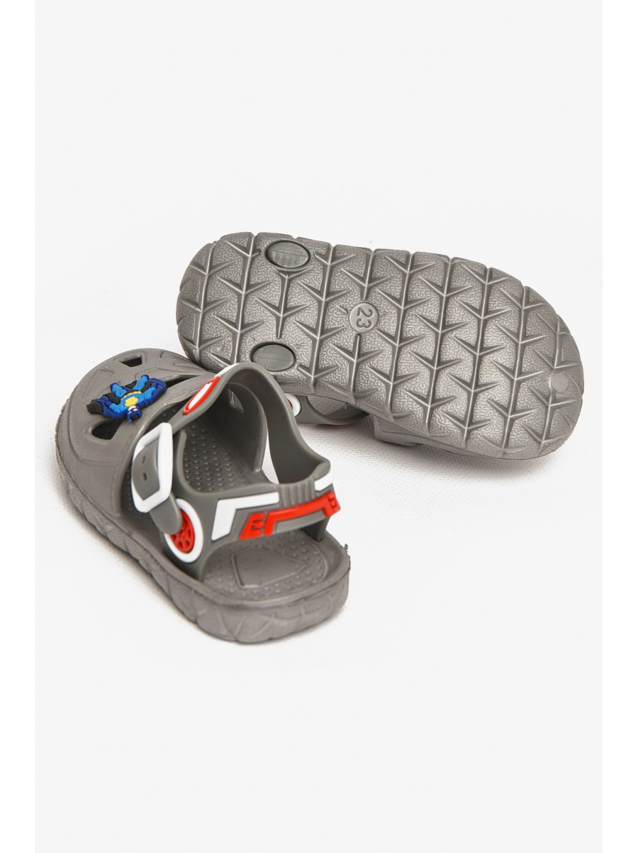 Сандали детские пена для мальчика серого цвета 51-183 212796C