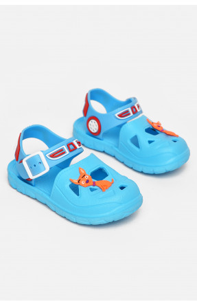 Сандали детские пена для мальчика голубого цвета 51-253 212797C Сандали детские пена для мальчика голубого цвета 51-253 212797C