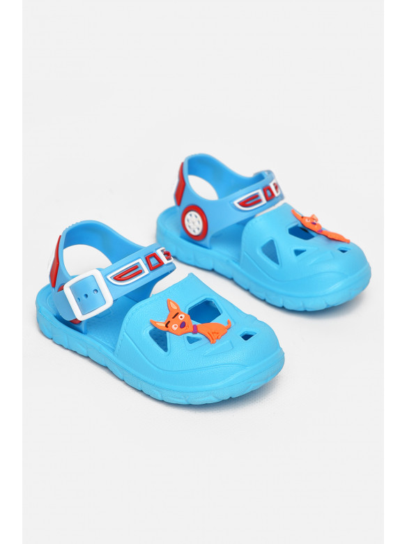 Сандали детские пена для мальчика голубого цвета 51-253 212797C