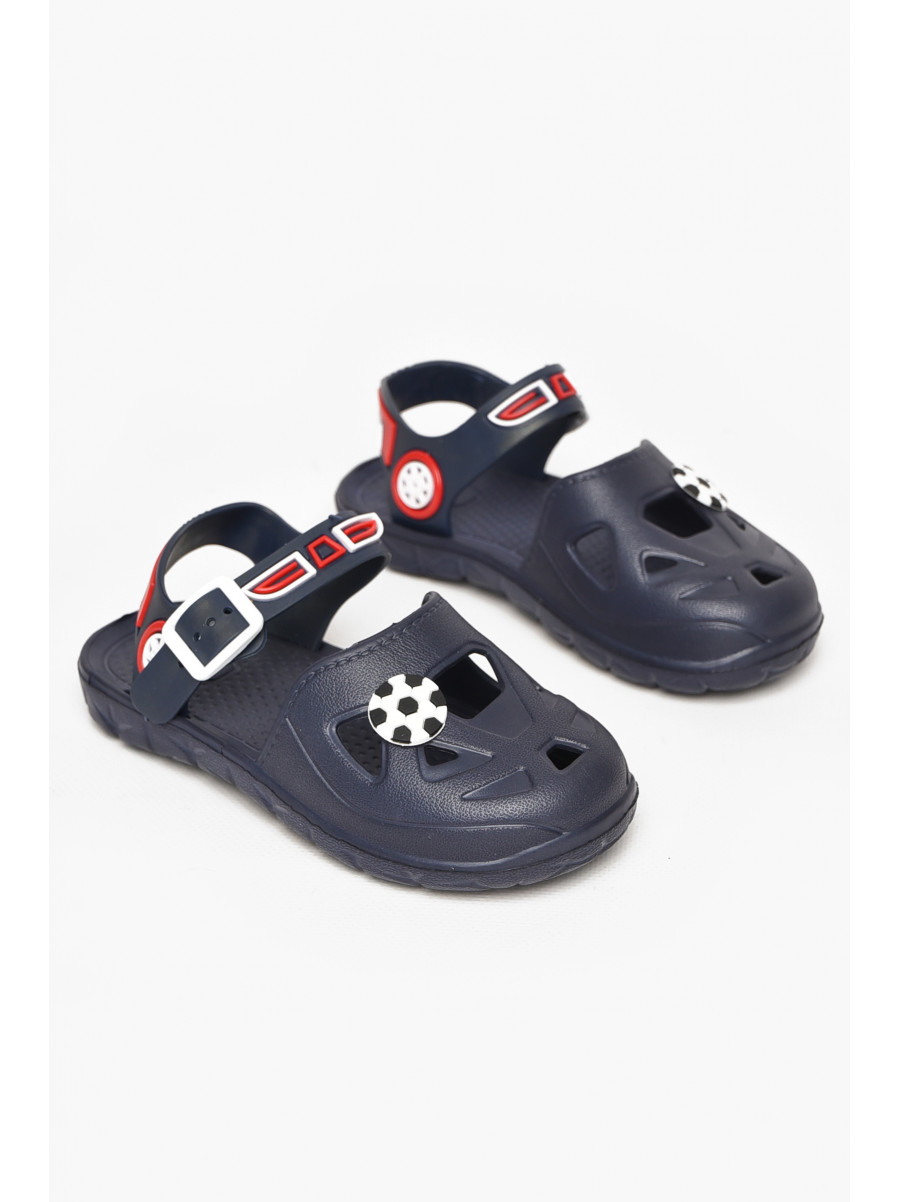 Сандали детские пена для мальчика темно-синего цвета 51-242 212799C