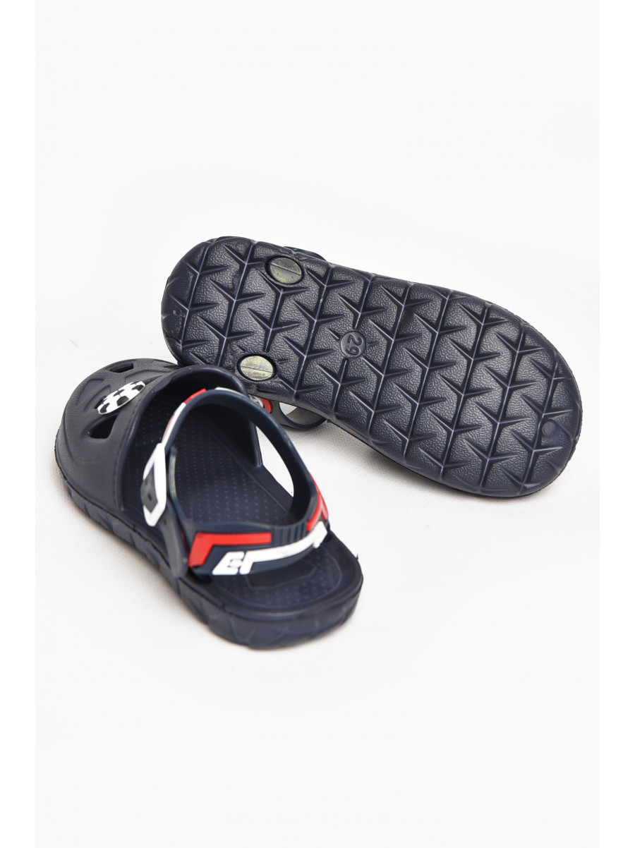 Сандали детские пена для мальчика темно-синего цвета 51-242 212799C