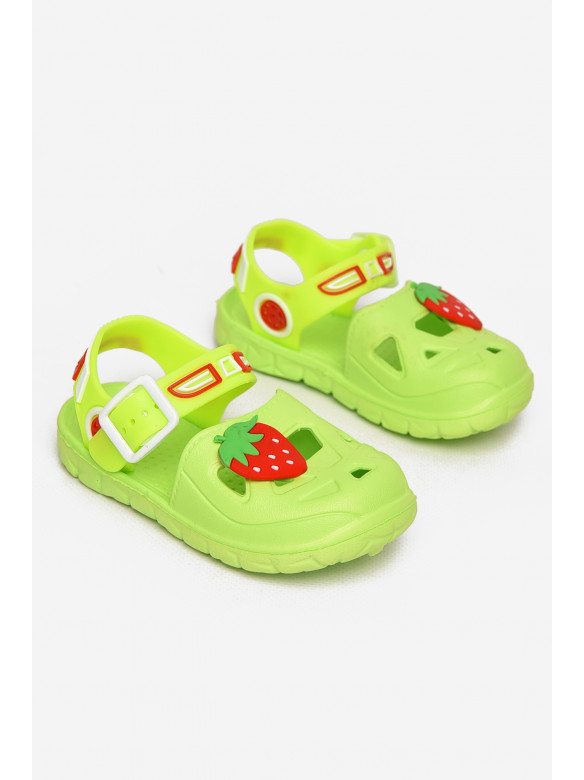 Сандали детские пена для девочки салатового цвета 51-188 212800C