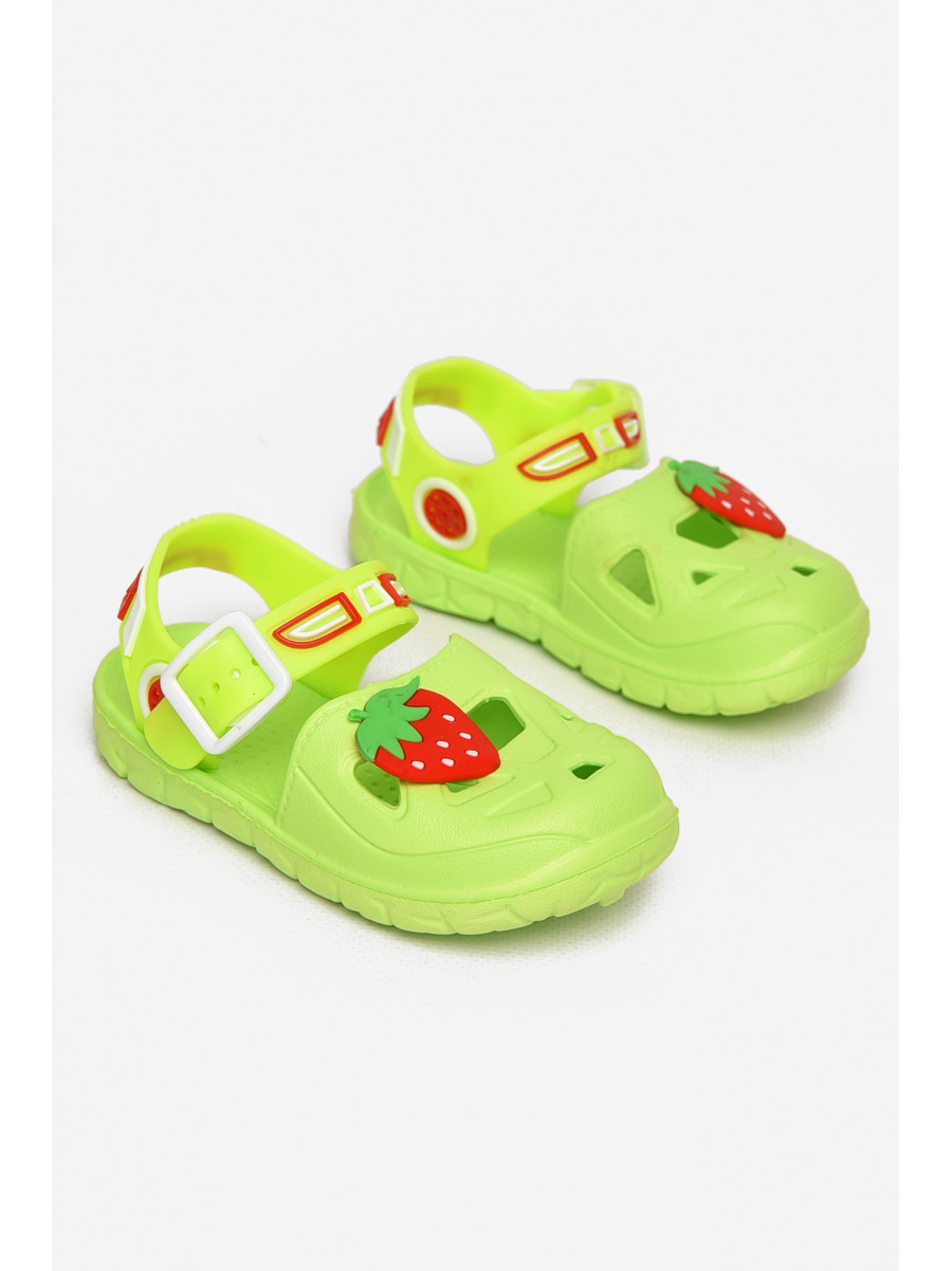 Сандали детские пена для девочки салатового цвета 51-188 212800C